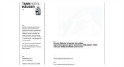 Desktop Screenshot of hotel-tannhaeuser.net
